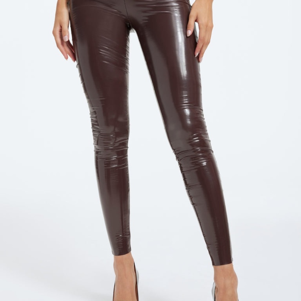 GOOD AMERICAN Brown High-Shine Women's Leggings SIZE 0 XS NWOT